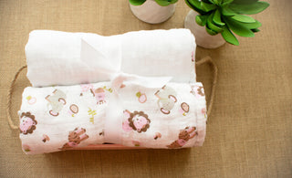 100% Cotton Muslin Baby Swaddle/Wrap and Baby Blankets