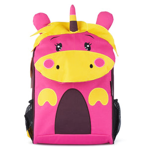 My Milestones PVC-FREE 3D Animal Series Kids/Toddlers Fun Backpack - Unicorn