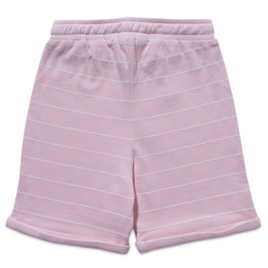 Shorts - Girls - Stripes - Pink
