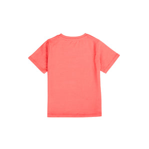 Round Neck T-Shirt Regular Fit - Hot Coral