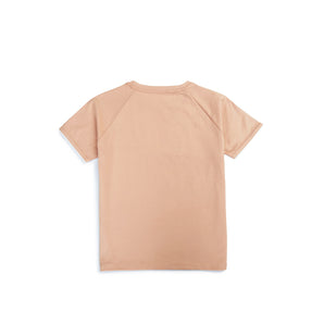 Round Neck T-Shirt Raglan Sleeve - Maple Sugar
