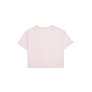 Drop Shoulder Tee - Icy Pink