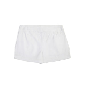 Mid-Rise Chino Shorts - White