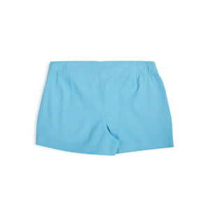 Mid-Rise Chino Shorts - Light Blue