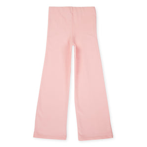 Mid-rise Seam Front Stright Pant - Pink