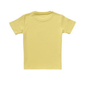 Round Neck T-Shirt - Boys - Yellow