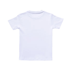 Round Neck T-Shirt - Boys - White