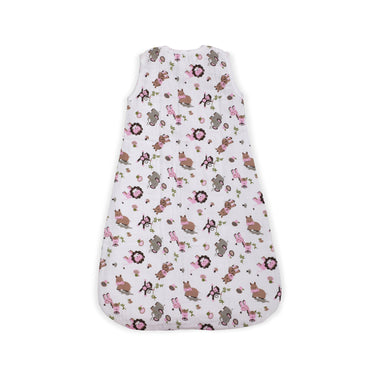 Baby Sleep Sack - Muslin - Zoo Pink - MyMilestones 