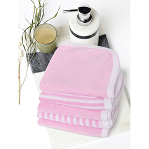 Washcloth / Napkin 5pc Set - Pink