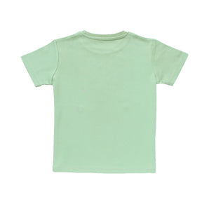 Round Neck T-Shirt - Boys - Sage Green