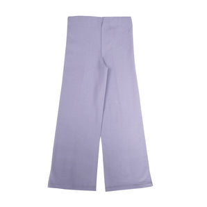 Mid-rise Seam Front Stright Pant - Lavender