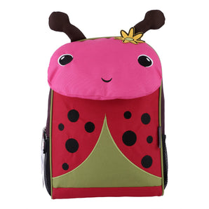 My Milestones PVC-FREE 3D Animal Series Kids/Toddlers Fun Backpack - Ladybug