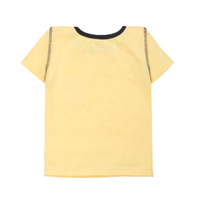 T-shirt Value Set Half Sleeves 2 pcs-Grey/Yellow