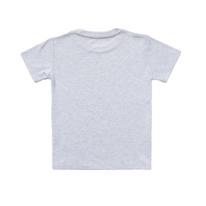 Round Neck T-Shirt - Boys - Grey