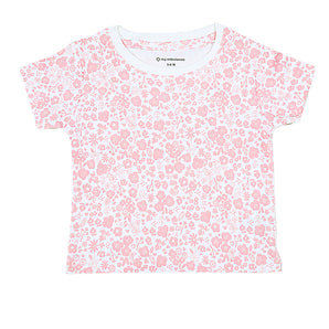 Round Neck Top - Printed - Floral
