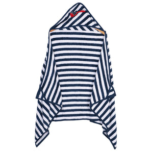 Hooded Towel Wraps - Navy/White - Guitar