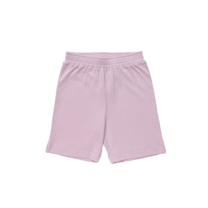 Short Puff Sleeves Top & Bottom Set - Girls - Pink