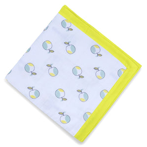 Muslin Blanket - 4 Layered - Apple Print