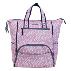 Baby Diaper Bag - Suave Backpack - Peach Mosaic