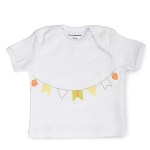 Baby Top and Bottom Set - White