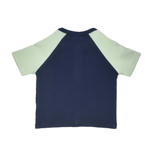 T-shirt Half Sleeves Boys 2pc Pack - Navy/Dino