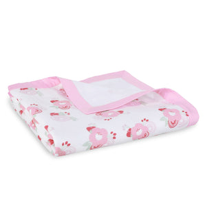 Muslin Blanket - 4 Layered - Floral Print