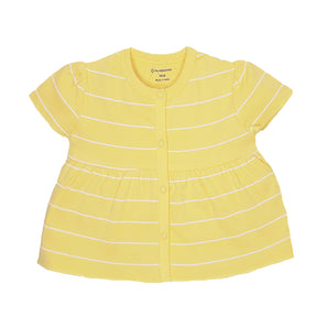 Baby Top and Bottom Set - Stripes - Girls - Yellow