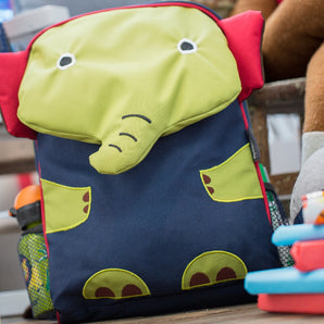My Milestones PVC-FREE 3D Animal Series Kids/Toddlers Fun Backpack - Elephant.
