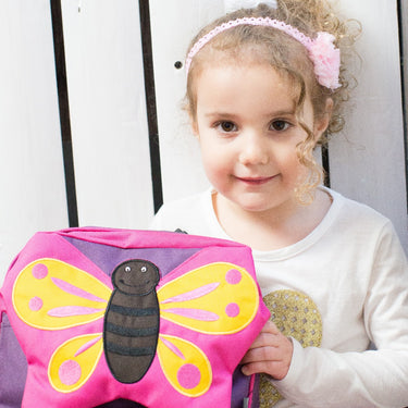 My Milestones PVC-FREE 3D Animal Series Kids/Toddlers Fun Backpack - Butterfly.