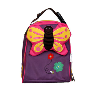 My Milestones PVC-FREE 3D Animal Series Kids/Toddlers Lunch Bag - Butterfly.